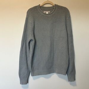 Outerknown Wool Organic Cotton Blend Men's Gray Sweater